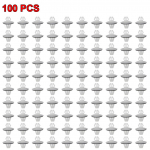 100 TK/KOMPLEKT Autokinnitusliistu hoidiku trimmiklambrid Suzuki Jimmy Vitara SX4 Swift Toyota Corolla RAV4 OE# 77553-65D10 jaoks valge