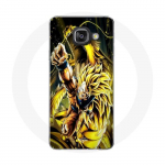 Coque Maniacase pour Samsung Galaxy A3 2016 Son Goku Super Saiyan SSJ3 Attaque point Dragon