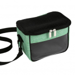 Hamstri kandekott koos eemaldatava voodriga l&auml;bipaistev aken reguleeritava rihmaga siilid t&scaron;int&scaron;iljad tuhkrud v&auml;ikeste lemmikloomade kandekott S roheline