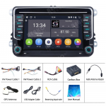 Android-ekraaniga autoraadio Volkswagen Golf 5 6 Polo Passat B6 B7 CC Skoda Jetta universaalne multimeedia juhtmevaba Carplay Wifi jaoks 7''-2+64