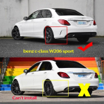 FOR Mercedes Benz C class W206 Mudguard Fender Mud Flap Guards Splash Mudflaps Car Accessories Auto Styline Front Rear must