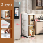 Vannitoa hoiukapp 2/3/4 kihti, k&ouml;&ouml;gi panipaik, tualettruumi hoiukapp Kitsas vannitoakapp k&ouml;&ouml;giriiul 2 layers 20cm valge