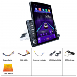 Reakosound 1din autoraadio 9,7-tolline MP5-m&auml;ngija Multimeediumipleier Carplay Android Auto Mirror Link EQ Sound Bluetooth 9.7''-1+32CP