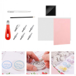 4 x6 Pink Rubber Carving Blocks for Stamp Soft Crafts, and Easy to Option 3