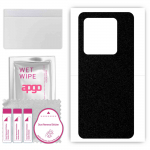 apgo Protective Skin Sticker for the back compatible with Infinix Note 30 Pro, Wrap Film, Foil, Vinyl - Pattern Matte Black