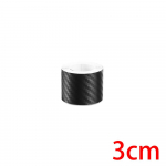 3D s&uuml;sinikkiust must autokleebis DIY pastast kaitseriba auto uksel&auml;ve k&uuml;ljepeegel kriimustusvastane teip veekindel kaitsekile 3*300cm must
