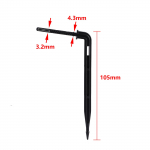 50 tk. Tilkkanool Tilkkastmise Emitter Mikro Tilguti Niisutus Tilguti Aed Kasvuhoone Talu Taim Lille K&ouml;&ouml;givilja Kastmist&ouml;&ouml;riist