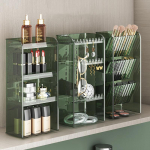 Meigiriiul Vannitoa korrastaja ja hoiuruum Selge meigikorraldaja kapi korraldaja Vertikaalne hoiukarbi ehete vitriin