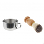 Men Shaving Mug Bowl Beard Shave Brush Soap and cup Bathroom Shower Grooming Kit for Women