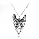 &Uuml;leloomulik kaelakee Dean Sam Angel Castiel Wing Pentacle Pentagram numbrim&auml;rk Amulett Ripats Naiste meeste Statement kaelakeed as the picture-
