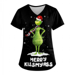 J&otilde;ulud naiste V-kaelusega mood vabaaja j&otilde;ulutr&uuml;kiga kaitsev &uuml;likond XXL must