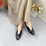 Johnature Retro Ehtne Nahk Madalad Lamedad Kingad Mitmek&uuml;lgsed &Uuml;hev&auml;rvilised Pehme Tald Naiste Slip-on Kingad 38 must
