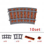 5 tk MOC loomingulised ekspertideed Linnarongide &uuml;mberl&uuml;litusradade alusr&ouml;&ouml;baste ristumiskollektsioon Tellised Ehitusklotsid M&auml;nguasjad lastele kingitused