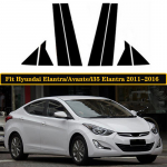 8tk Autoakna samba postid Ukse trimmi katte kleebised Kleebised sobivad Hyundai Elantra/Avante/i35 Elantra 2011-2016 v&auml;listarvikutele