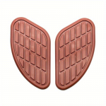 2 tk/pakk Retro Mootorratta Cafe Racer Gaasik&uuml;tuse Paagi Kummist Kleebis Kaitsja P&otilde;lve Paagipadi Haardekleebis Honda Yamaha Harley jaoks pruun