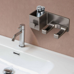 aluminum Hair Dryer Holder, Wall Mounted Blow Organizer, Bathroom Rack for Bedroom hall v&auml;rv