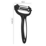 Mugav meloni vidina viilutamist&ouml;&ouml;riist K&ouml;&ouml;givilja-puuvilja-kartuli-porgandikoorija Multifunktsionaalne 360-kraadine p&ouml;&ouml;rlev k&ouml;&ouml;gil&otilde;ikur oranž