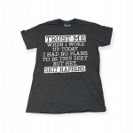 Koszulka T-shirt męski okrągły dekolt SPENCER'S NADRUK S