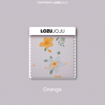 1 TK LOZUJOJU 70-80% pimendavad, moodsad ja soojad laste prinditud kardinad magamistoa elutoa sisekujunduseks W100cm x L130cm oranž