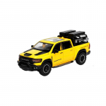 1/32 Dodge RAM MAMMOTH Pikap M&auml;nguauto Mudel Metallist Diecast Maastikus&otilde;idukite Mudelid Tagasit&otilde;mmatav Amortisaator Poisid Parimad Kingitused kollane