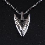 Odini oda Gungniri viikingi kaelakee meestele Odini labradoriitide ruunis&uuml;mboliga P&otilde;hjala m&uuml;toloogia