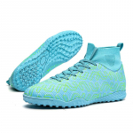 35-45 Unisex jalgpallisaapad noortele suured jalgpallisaapad kummist pehme tallaga pikad k&uuml;&uuml;ned AG professionaalsed kunstmuru treeningjalatsid 35 valge