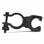 Kvaliteetne 360 ​​kraadi p&ouml;&ouml;ratav jalgratta LED-taskulampi hoidik fikseeritud klambriga universaalne klamber Br L1R1 black-13