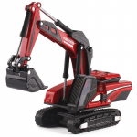 1/87 Ekskavaator Diecast Sulamist Traktor Staatiline Insenerimudel Simulatsioon Inseneris&otilde;iduk Lastekingitused Ehitusm&auml;nguasjad punane