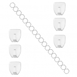 Siseruumides v&auml;listingimustes kasutatavad ronitaimed kettv&otilde;red, ilmastikukindel, lihtne paigaldus, kuusnurksed r&otilde;ngad taime viinapuu tugi Aia seinav&otilde;re must