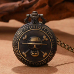 1 tk Retro Punk Pirate Captain topeltnoaga kvartsist taskukell kaelakeega keti ripatsiga k&auml;ev&otilde;ru kingitus meestele meestele vanaaegne kell pronksi