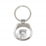 Shar Pei - keychain with a dog, keychain with a print, personalized pendant from the Art-Dog brand