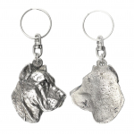 Presa Canario, Dogo Canario, Canary Mastiff - Silver-plated dog pendant, handbag decoration, backpack pendant by Art-Dog brand