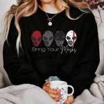 Bring Your Masks Pusa Devils Night Series sviiter Penelope Douglase dressipluus The Four Horsemen Pullover Bookish dressipluus L