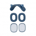 Youshengi k&otilde;rvaklappide kaitsekate, 360-kraadine kaitse, libisemisvastane veekindel, h&otilde;lpsasti paigaldatav silikoonist kaitse&uuml;mbris AirPods Max jaoks must