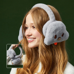 Talvised kunstkarusnahast k&otilde;rvaklapid meestele ja naistele Armsad multifilmi kohevad k&otilde;rvaklapid Pehmed hubased v&auml;listingimustes kasutatavad k&otilde;rvasoojendajad t&auml;iskasvanutele One Size