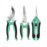 3 tk aiak&auml;&auml;rid, kaasaskantavad k&auml;sioksad bonsai puukorjamiseks koju oranž