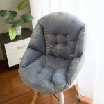 Riputatav toolipadi Talvine paks seljatugi Sise-lamamistoolile Teki-toolipadi Pingile Lamamistooli istepadi 45x45cm