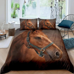 Jooksev hobune 3D voodipesukomplekt King Queen Double Full Twin Single suurus voodipesukomplekt 173x218cm 2pcs