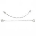 1tk/kott K&otilde;rgev&auml;rviline komplekt Kristallidest ja helmestest Turvakett DIY K&auml;ev&otilde;ru K&otilde;rvar&otilde;ngad Ehted Aksessuaarid 8-9cm 1pc/bag