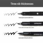 Xiupuxiu kaasaskantav kalligraafia pliiats: Pehme ja peen harjutuspliiats v&auml;ikese tavaskripti jaoks Lecaret Beautiful Pen