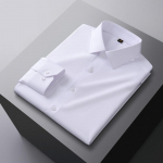 Kevadine ja s&uuml;gisene uue stiiliga Mulberry Silk Modal pikkade varrukatega s&auml;rk Meeste elastne mitteraudne t&ouml;&ouml;s&auml;rk meestele M