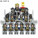 16tk MOC Medieval King Knight s&otilde;durnuku ehitusklotsid