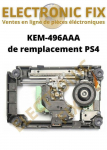ELECTRONICFIX Chariot Laser KEM-496AAA avec Lentille Bloc KES-496 Compatible avec PlayStation 4 Slim CUH-2xxx and PS4 Pro CUH-70xx