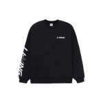 Li Ning Spordimoe Seeria Logo Prindiga Fliisist &Uuml;mmarguse Kaelusega Puseroog Meeste puseroog Must AWDRB77-7 XXXL