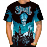 Ghost Band T-s&auml;rgid 3D Prindiga Mehed Naine Lahedad T&auml;navar&otilde;ivad L&uuml;hikeste varrukatega Hip Hop T-s&auml;rk Suurem&otilde;&otilde;tmeline Harajuku Lapsed Topid T-s&auml;rgid Riietus 5XL