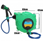 15 m seinale kinnitatav automaatrulliga sisset&otilde;mmatav aiavooliku torurulliga vee v&auml;lispihustusvee garaažit&ouml;&ouml;riist auto