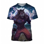 Horror Werewolf 3D Printed T Shirt For Kids Clothes Funny Animal Wolf Graphic T Shirts Harajuku Fashion Kids T-Shirt Casual Tops 170
