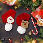 J&otilde;ulud kootud lemmikloomade sall kasside krae kost&uuml;&uuml;m punane kaelariide tarvik XS