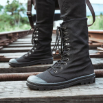 Meeste Saapad V&auml;ljas Mood L&otilde;uend K&otilde;rge S&auml;&auml;rega Kingad Meeste Vabaaja Kingad Pahkluusaapad Mustad K&otilde;rge S&auml;&auml;rega Saapad Zapatos De Hombre Mokassiinid Mehed 39 must