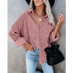 Avara n&ouml;&ouml;biga velvetist s&auml;rk S&uuml;gis- ja talvine uued naised Mitmesugused stiilid &Uuml;hev&auml;rviline moodne pluus 2XL